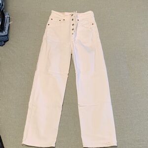 Levi's Women's High Rise White Jeans